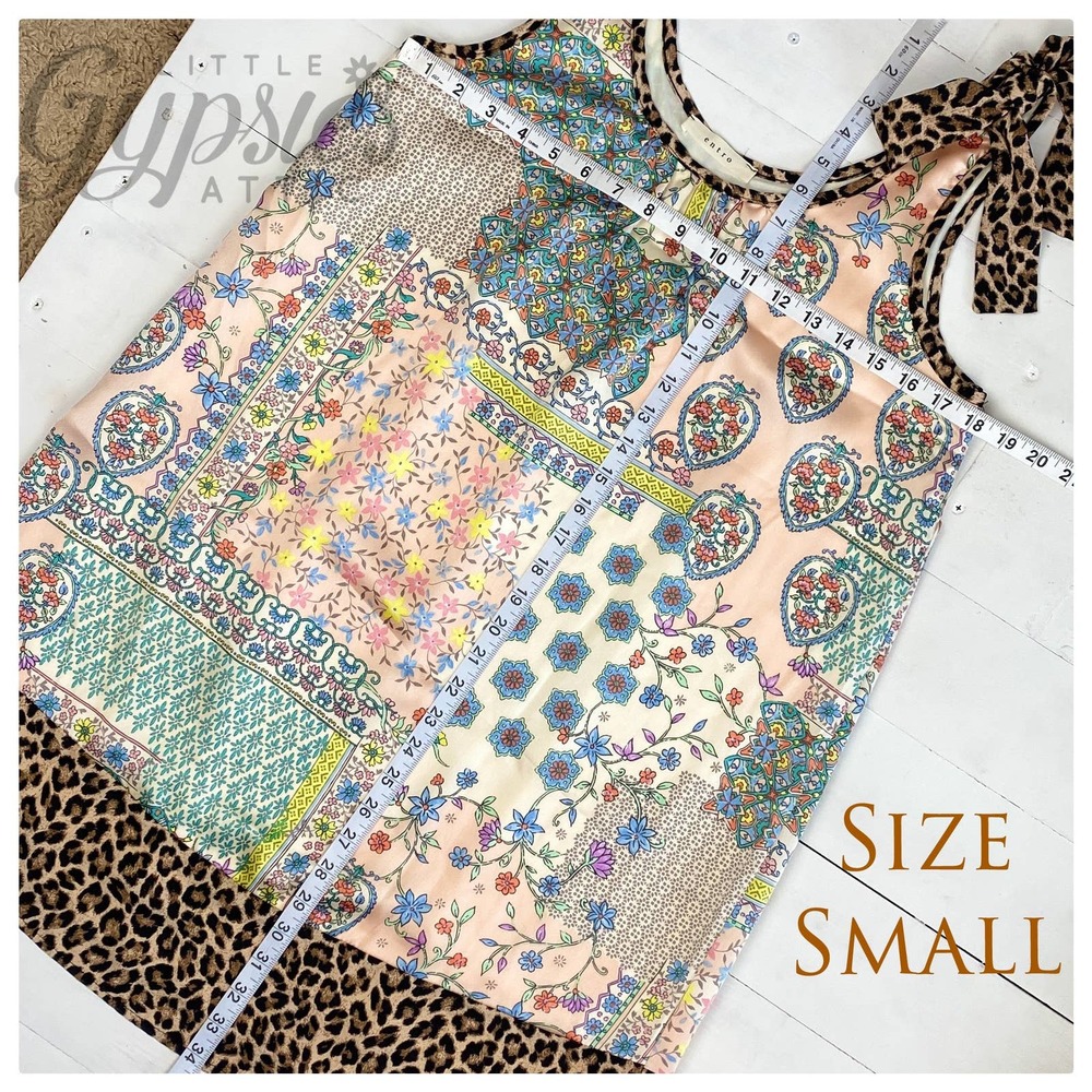 Entro Handmade Patchwork Bohemian Tunic Dress - Picture 10 of 12